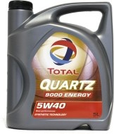 Total Quartz Energy 9000 5W-40 5L - cena, porovnanie