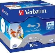 Verbatim 43736 BD-R DL 50GB 10ks - cena, porovnanie