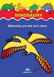 Dinosaury (vymaľovánka)