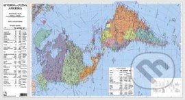 Amerika - politická mapa 1:30 000 000