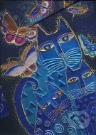 Paperblanks - Blue Cats & Butterflies - MIDI - linajkový - cena, porovnanie