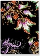 Paperblanks - Floral Cascade Ebony - MIDI - adresár - cena, porovnanie