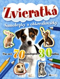 Zvieratká - samolepky a obkresľovačky