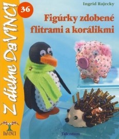 Figúrky zdobené flitrami a korálikmi