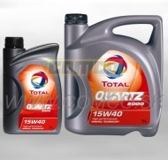 Total Quartz 5000 15W-40 4L - cena, porovnanie