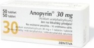 Zentiva Anopyrin 30mg 50tbl - cena, porovnanie