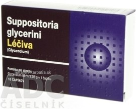 Zentiva Suppositoria Glycerini Léčivá 10ks