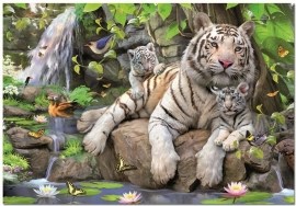 Educa Biely bengálsky tiger - 1000