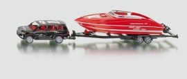 Siku Super - Osobné vozidlo s motorovým člnom