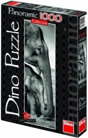 Dino Slony panoramatické - 1000