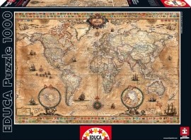 Educa Mapa sveta Antique - 1000