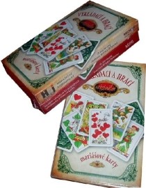Vykládací a hrací mariášové karty