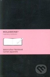 Moleskine - stredný akvarelový skicár (čierny)