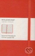 Moleskine - malý červený zápisník (štvorčekový) - cena, porovnanie