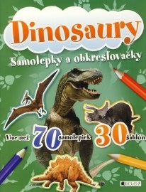 Dinosaury Samolepky a obkresľovačky