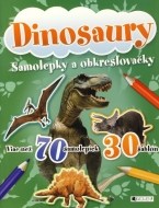 Dinosaury Samolepky a obkresľovačky - cena, porovnanie