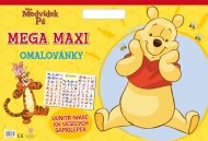 Medvídek Pú: Mega maxi omalovánky - cena, porovnanie