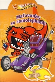 Hot Wheels - Maľovanky so samolepkami