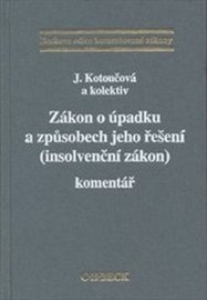 Zákon o úpadku a způsobech jeho řešení (insolvenční zákon)