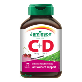Jamieson Vitamín C & D Cherry 75tbl