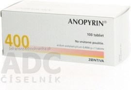 Zentiva Anopyrin 400mg 10tbl