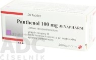 Jenapharm Panthenol 100mg 20tbl - cena, porovnanie