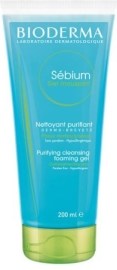 Bioderma Sébium Gel Moussant, Purifying and Foaming Cleansing Gel 200 ml