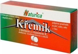 Naturica Kremík + Biotín + B12 30tbl
