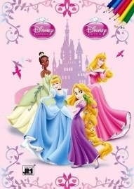 Disney Princezny - omalovánka