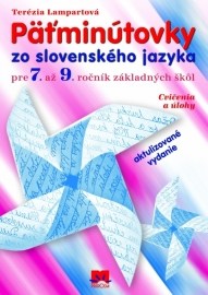Paťminutovky zo slovenského jazyka pre 7. až 9. ročník ZŠ