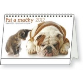 Psi a mačky - Stolový kalendár 2012