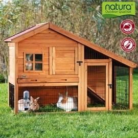 Trixie Natura drevený domček pre králikov 151x107x80cm