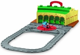 Fisher Price Mašinka Tomáš - Tidmoutské depo s točňou