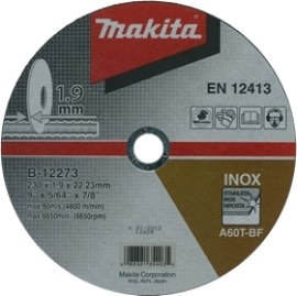 Makita Na nehrdzavejúcu oceľ 230mm/22,23mm 1,9mm