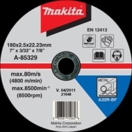 Makita Na železo 180mm/22,23mm 2,5mm - cena, porovnanie