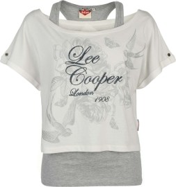 Lee Cooper Double Layer T Shirt