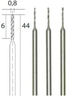 Proxxon HSS vrtáky 0.8mm - cena, porovnanie