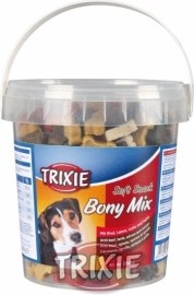 Trixie Soft Snack Bony Mix hovädzie jahňacie losos kura 500g