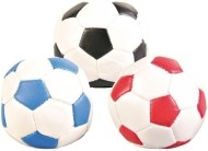 Trixie Futbalová lopta kožená plnená molitanom 11cm - cena, porovnanie