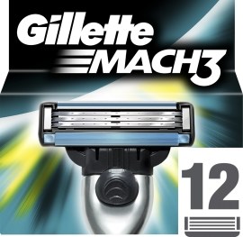 Gillette Mach 3 náhradné hlavice 12ks