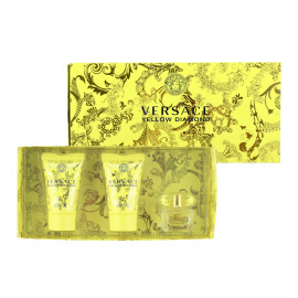 Versace Yellow Diamond toaletná voda 5ml + telové mlieko 25ml + sprchový gel 25ml