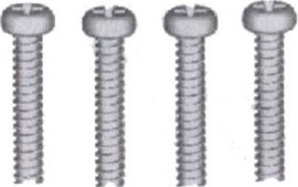 HSP H86076 Rounded Head Self tapping Screws 3*18