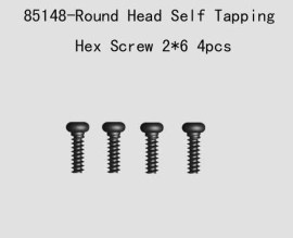 VRX 85148 Round Head Self Tapping Hex Screw 2,6 4ks