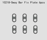 VRX 10218 Sway Bar Fix Plate 6ks - cena, porovnanie