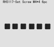 VRX RH5117 Set Screw M4,4 6ks - cena, porovnanie