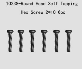 VRX 10238 Round Head Self Tapping Hex Screw 2,10 6ks