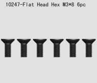 VRX 10247 Flat Head Hex M3,8 6ks - cena, porovnanie