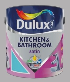 Dulux Kitchen & Bathroom Satin 2.5l Snehovo biela