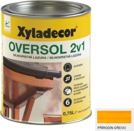 Xyladecor Oversol 2v1 0.75l Prírodné drevo