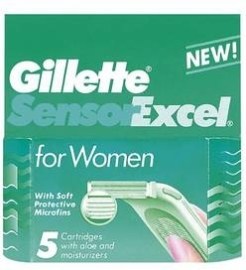 Gillette Sensor Excel for Women náhradné hlavice 5ks